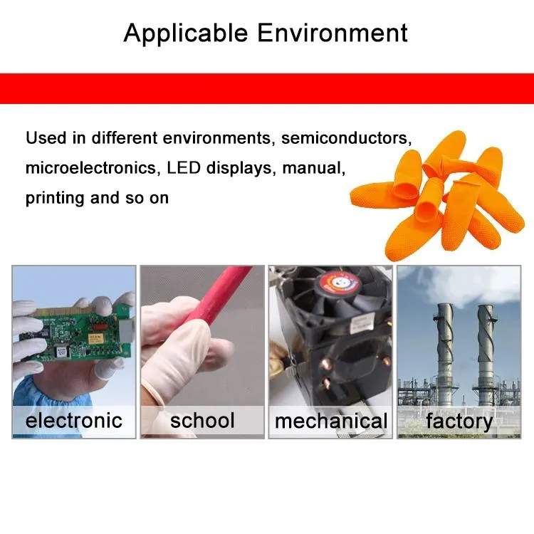 100 Latex Protective Gloves - Antistatic Antislip Durable