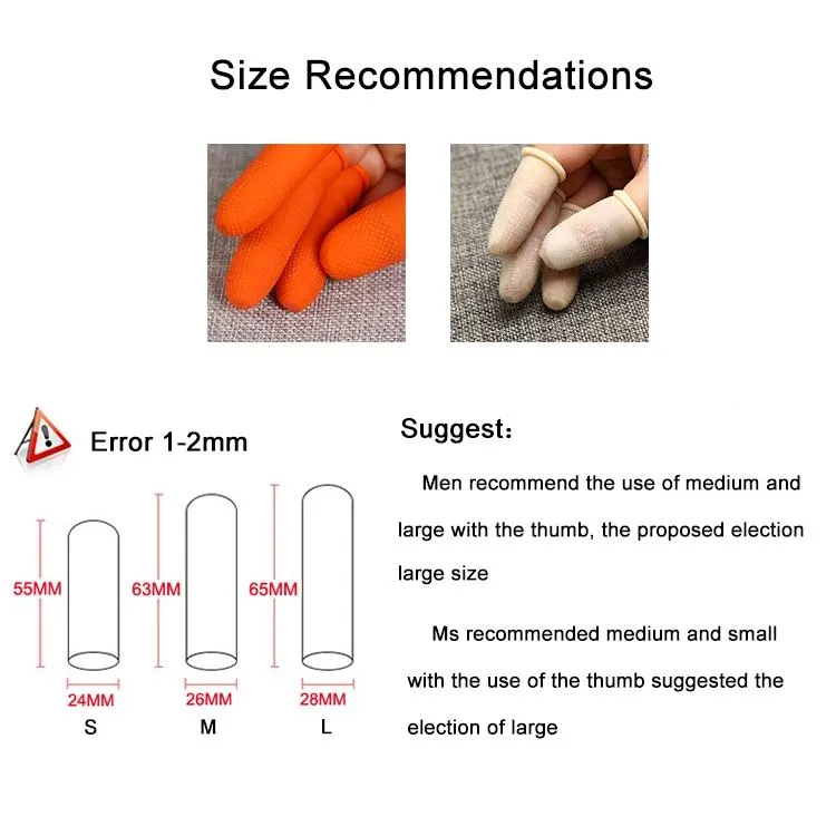 100 Latex Protective Gloves - Antistatic Antislip Durable