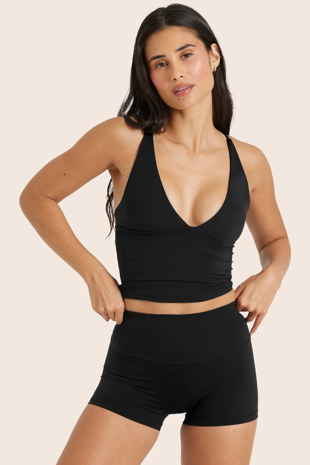 AIRLUXE™ BREATHE BOMBSHELL BRA - ONYX