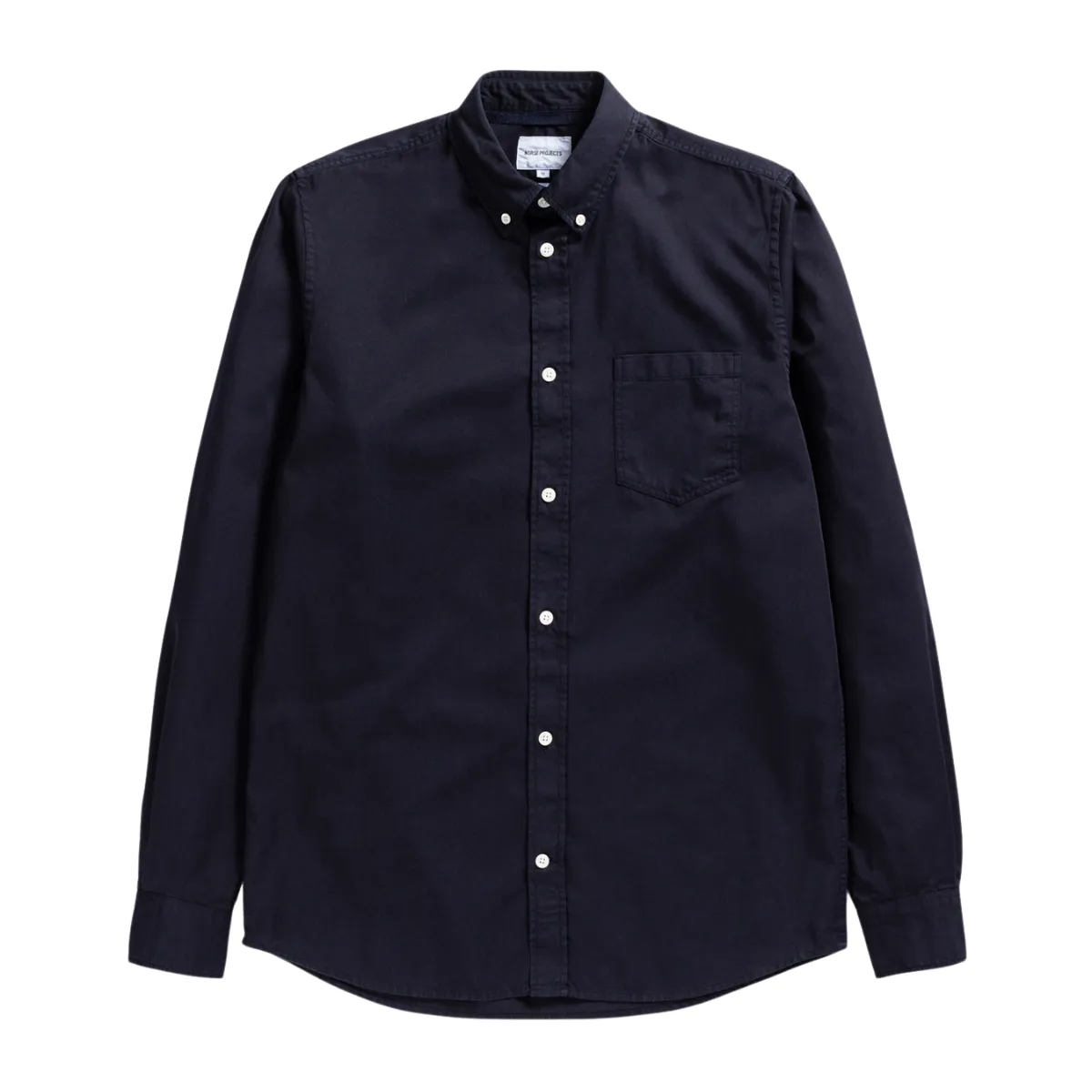 Anton Light Twill Shirt Dark Navy