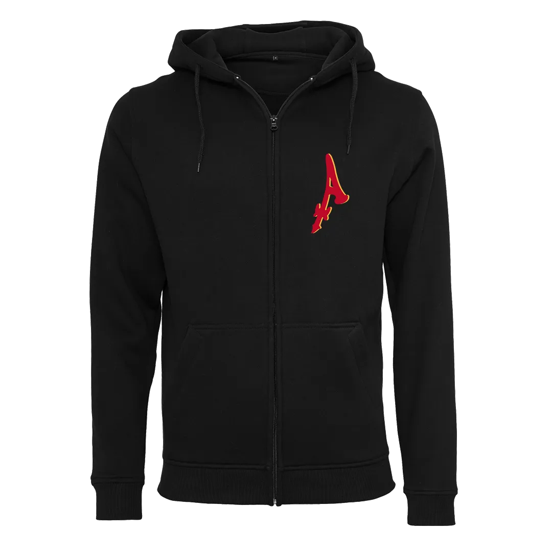 Arteaga - LaVey Zip Hoodie - Black