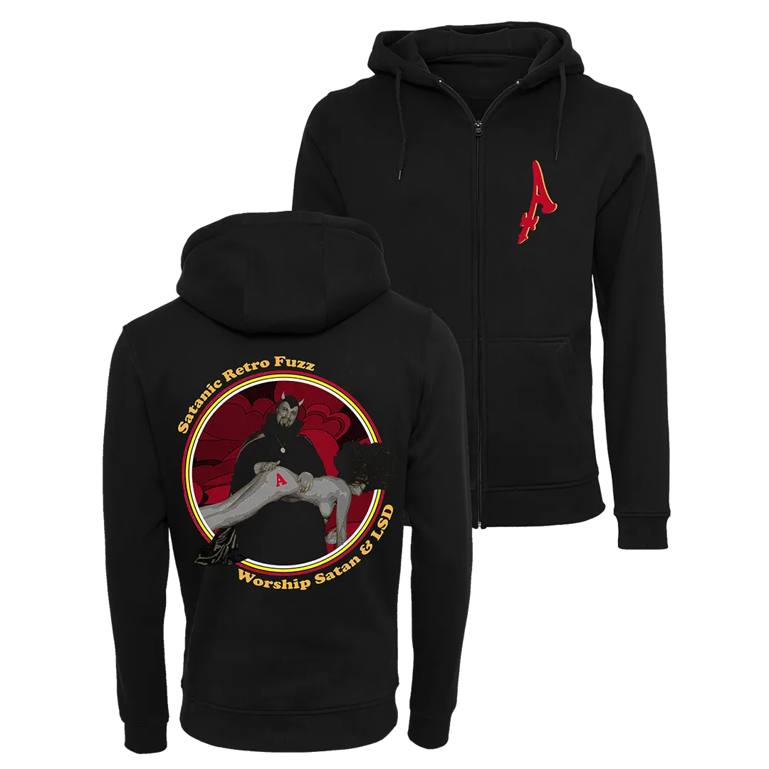Arteaga - LaVey Zip Hoodie - Black