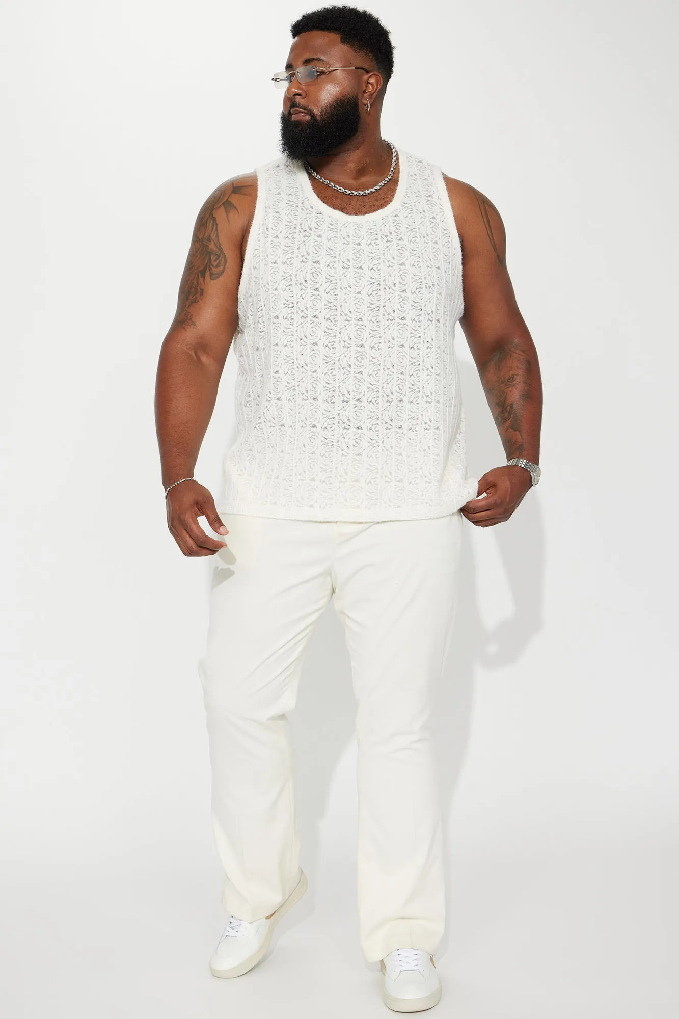 At First Glance Tank - Cream