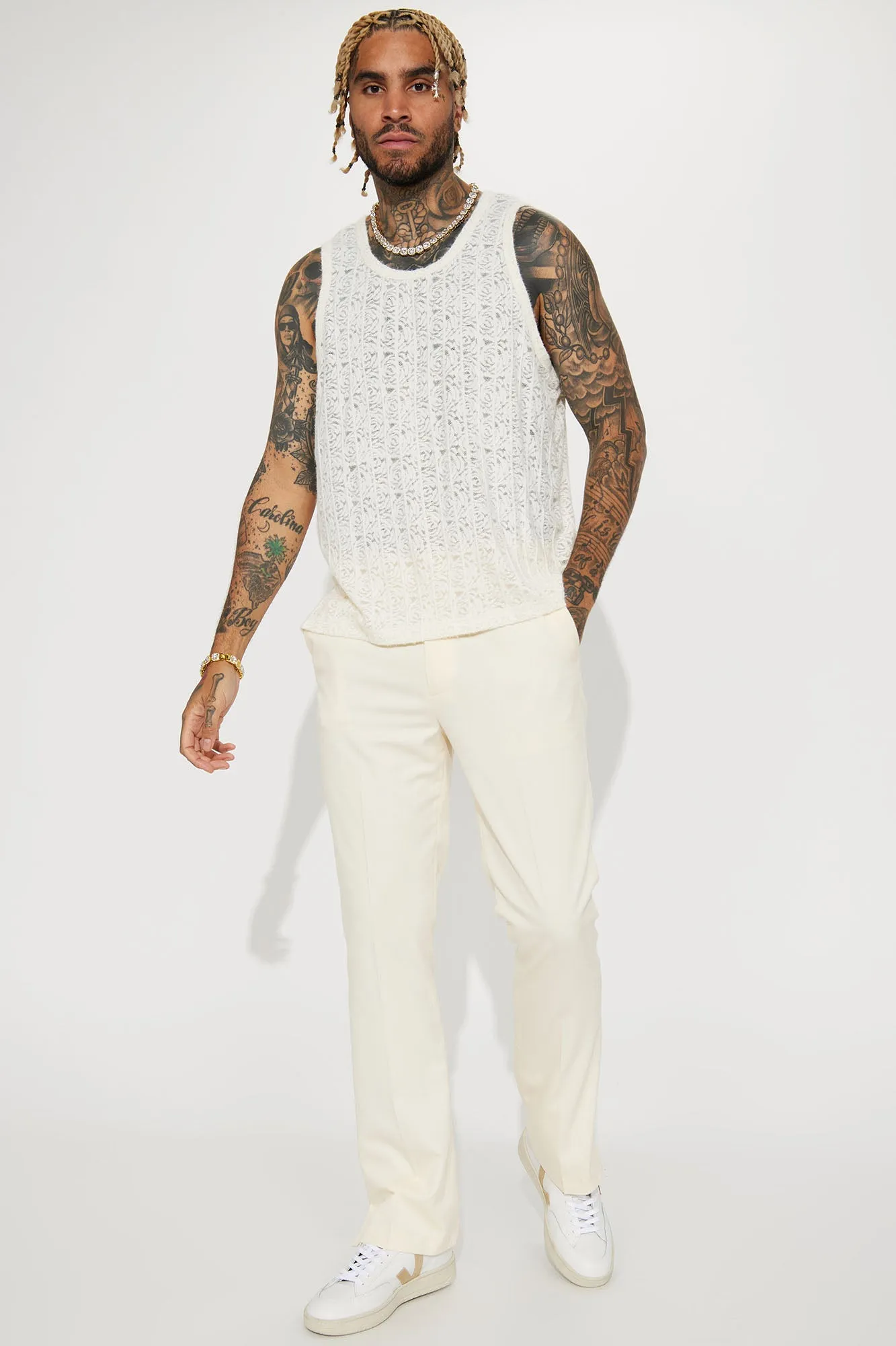 At First Glance Tank - Cream
