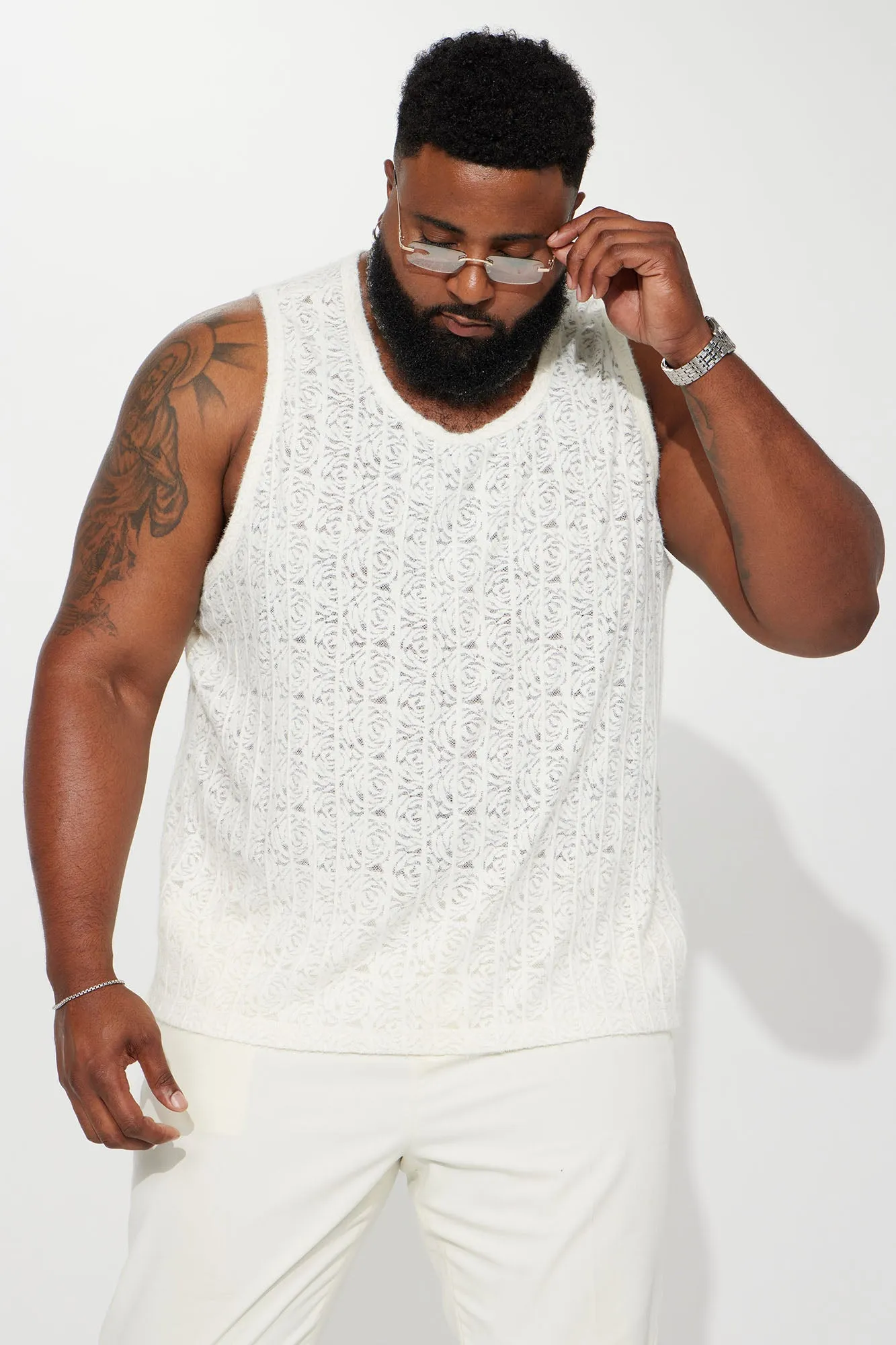 At First Glance Tank - Cream