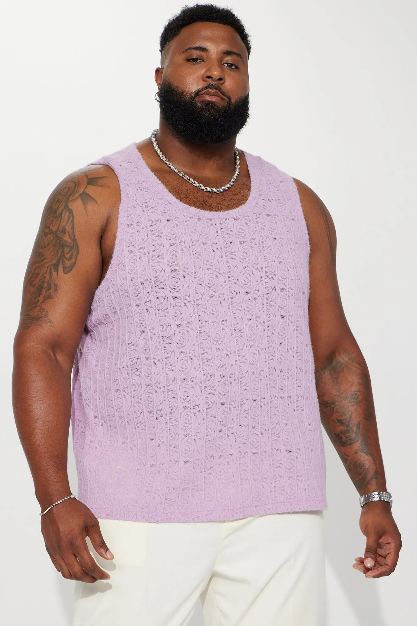 At First Glance Tank - Lavender