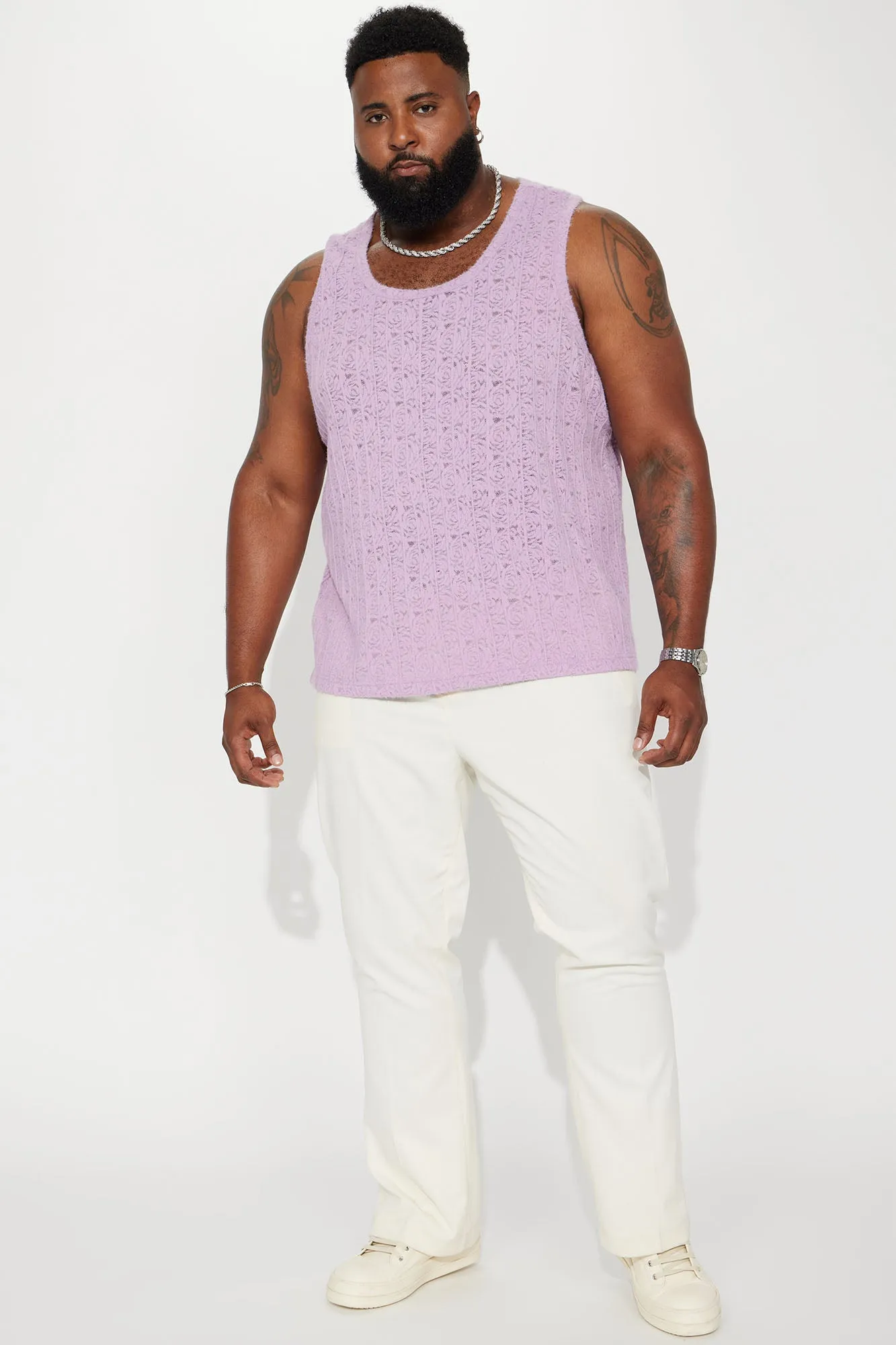At First Glance Tank - Lavender