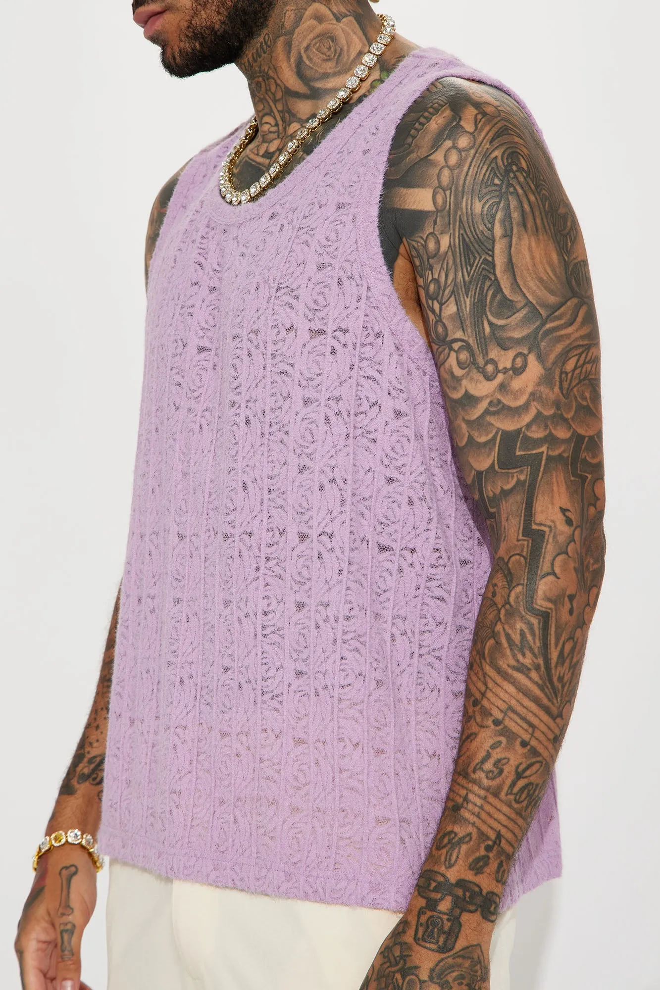 At First Glance Tank - Lavender