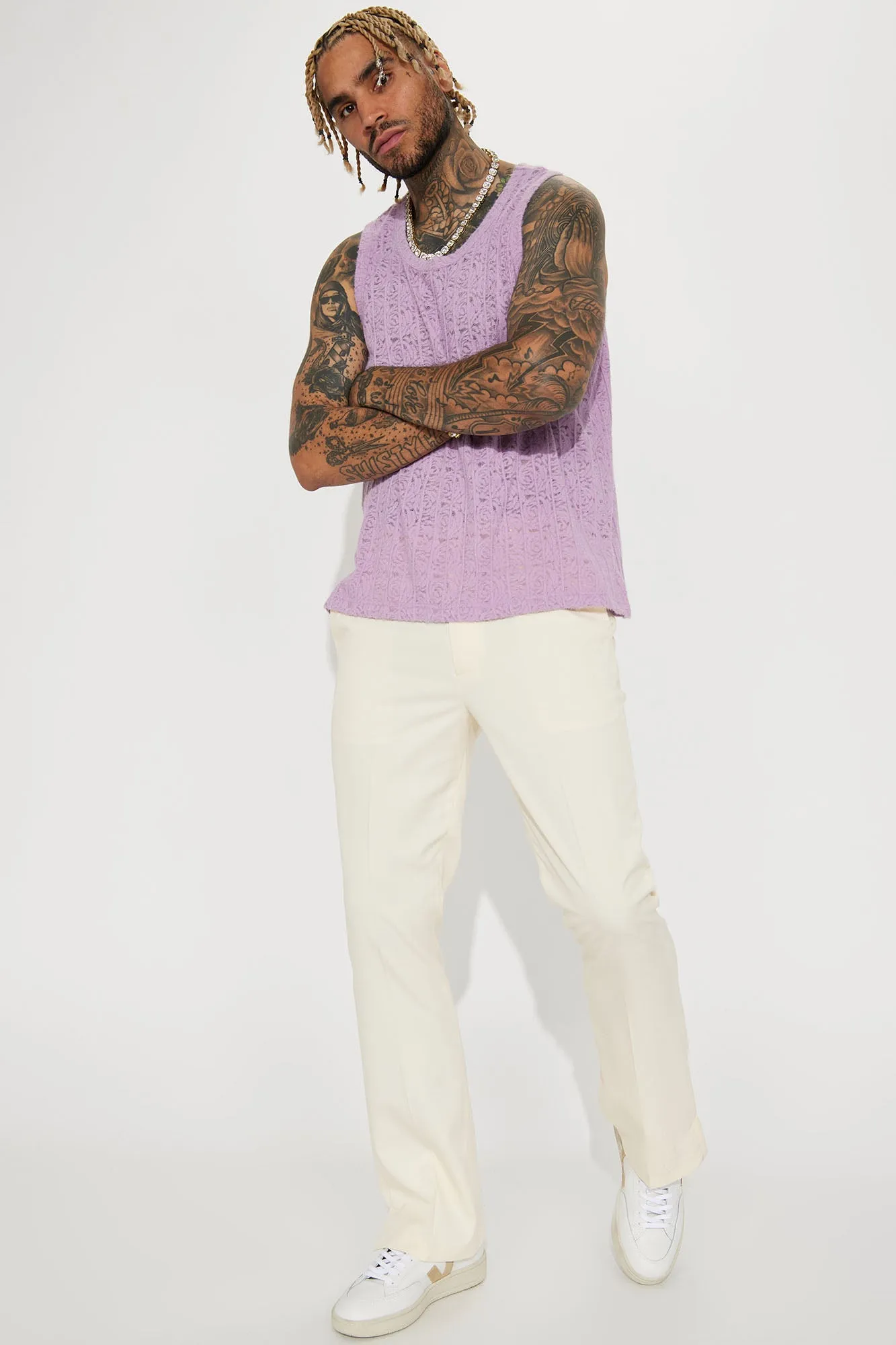 At First Glance Tank - Lavender
