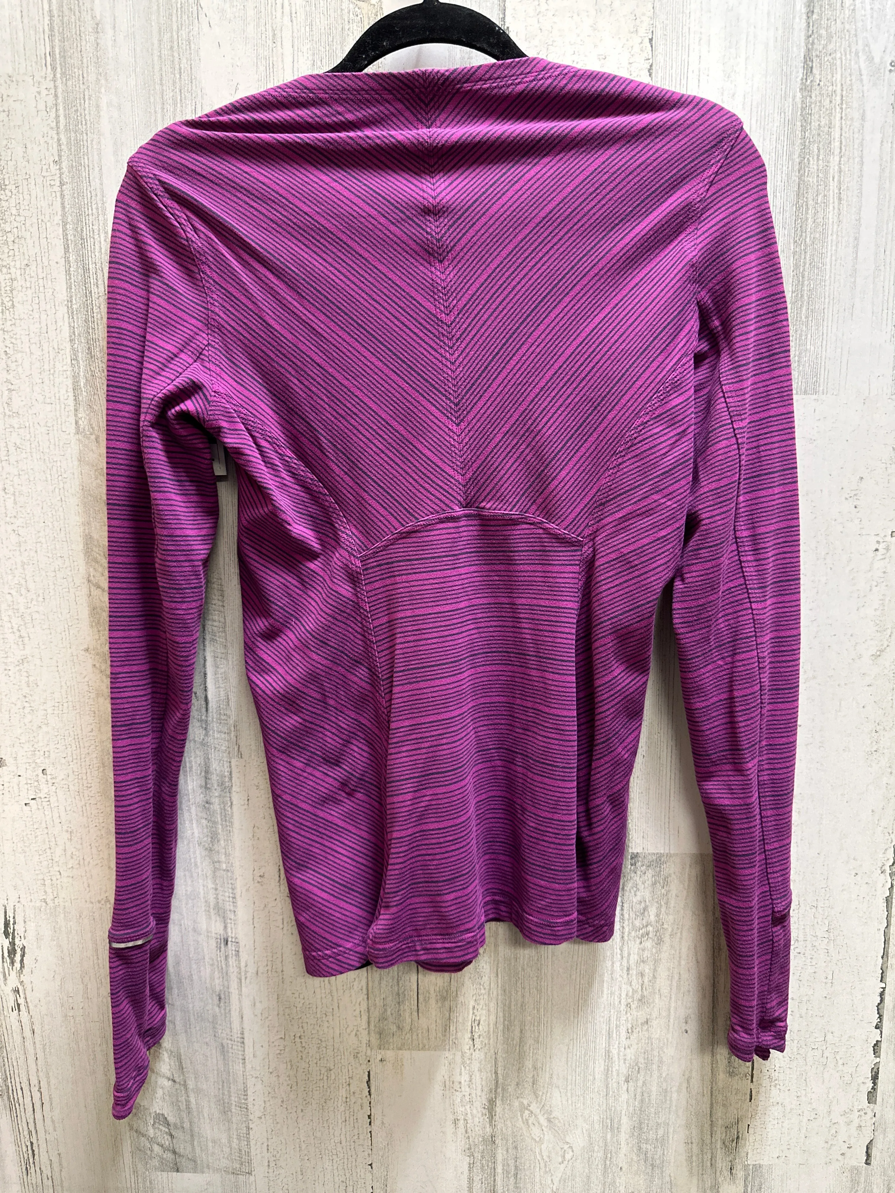Athletic Top Long Sleeve Collar By Lululemon  Size: 6