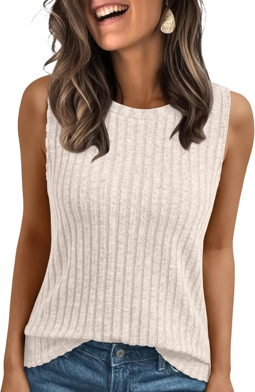 AUTOMET Womens Tank Tops Sleeveless Tunic Shirts Summer Fashion Basic Soft Clothes 2025 Casual Trendy Vacation Spring Outfits