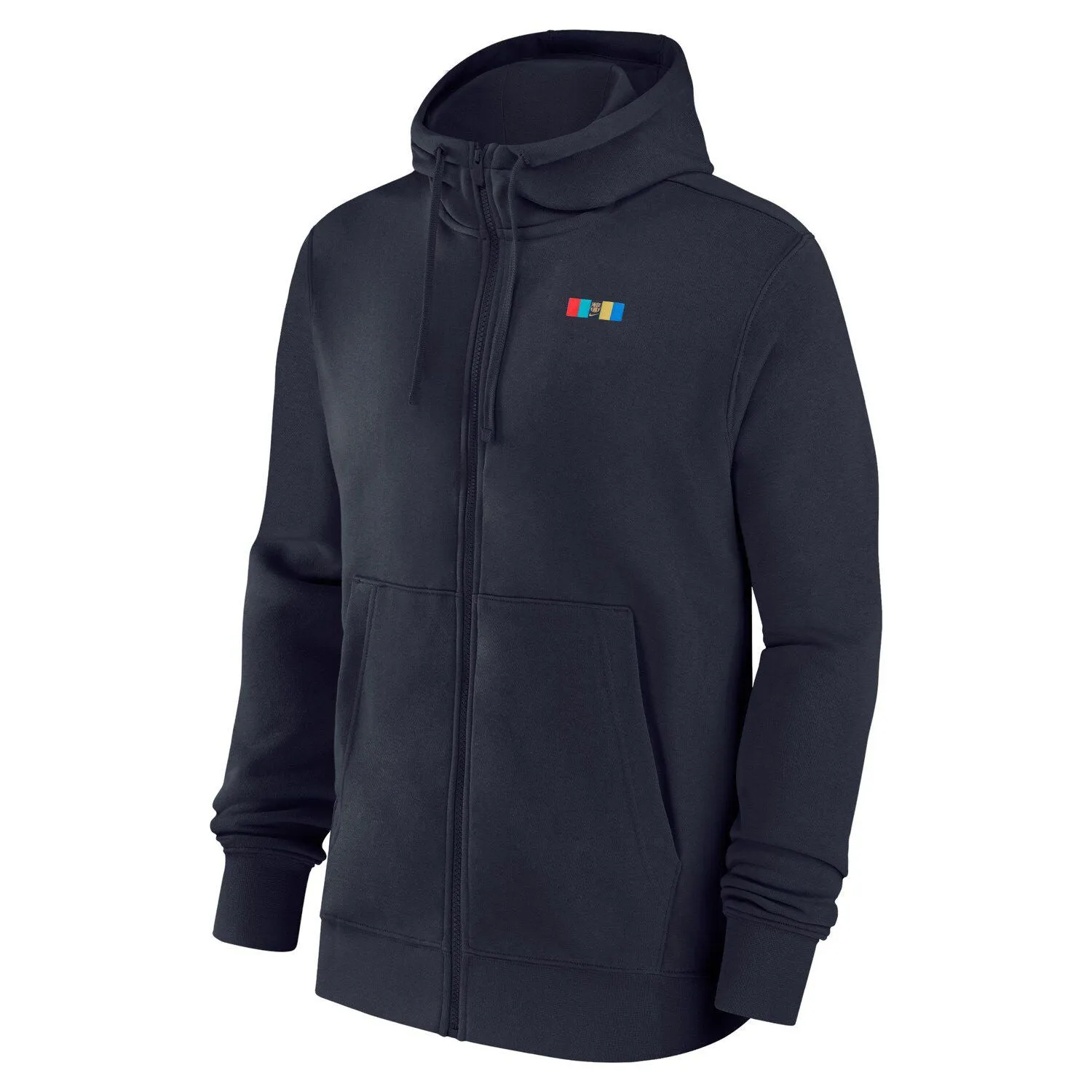 Barcelona Club Team Nike Men's Full Zip Sweatshirt in Navy