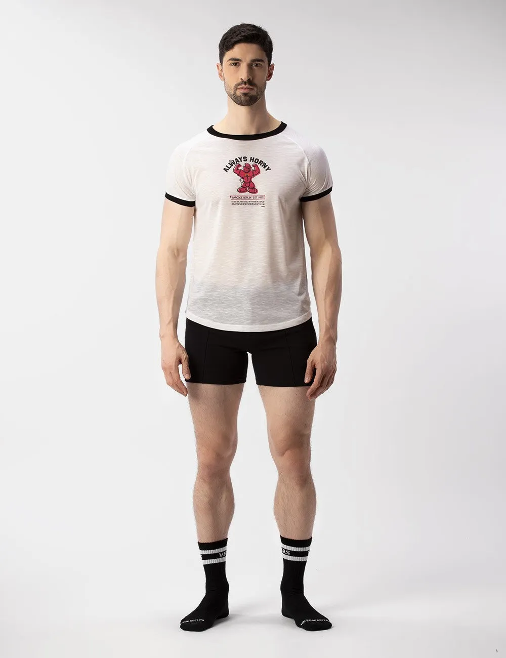 Barcode Berlin Always Horny Pride Bear t-shirt white