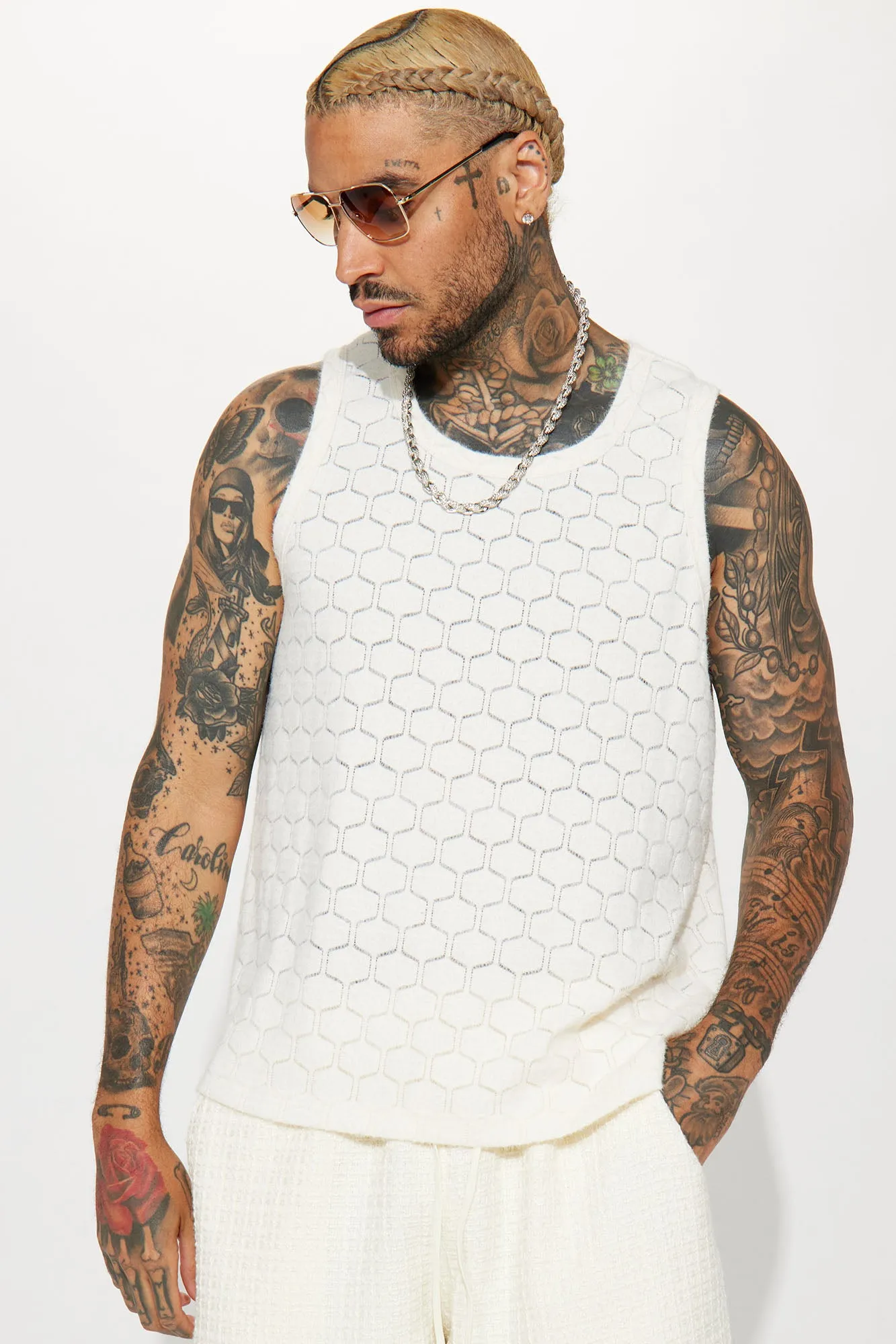 Because I Feel Like It Tank - Cream