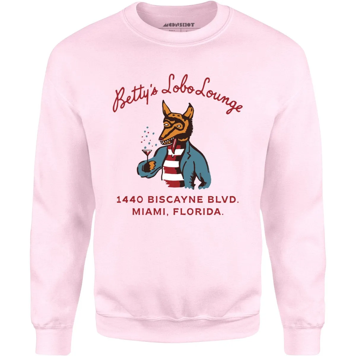 Betty's Lobo Lounge - Miami, FL - Vintage Restaurant - Unisex Sweatshirt