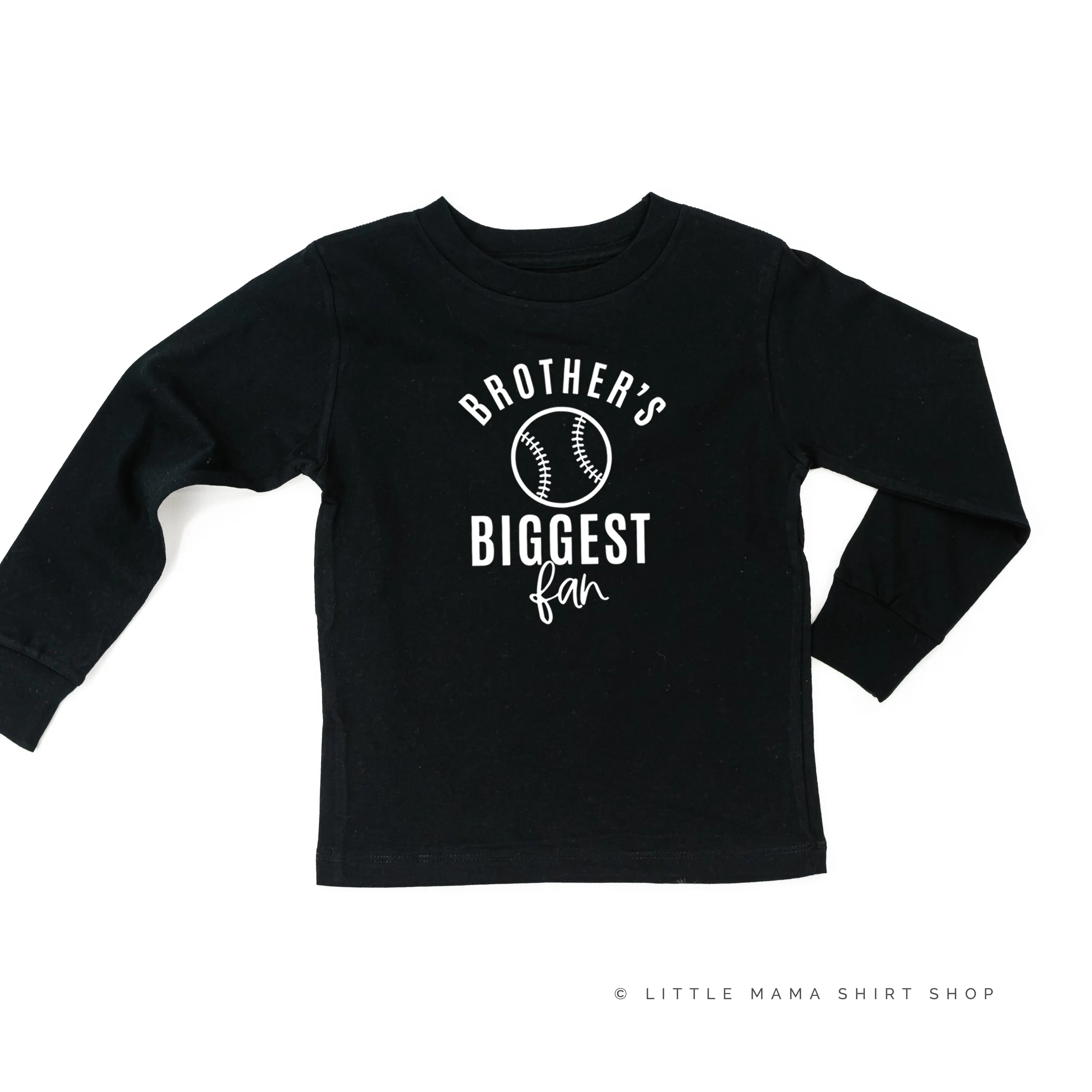 Brother's Biggest Fan - Baseball - Long Sleeve Child Shirt
