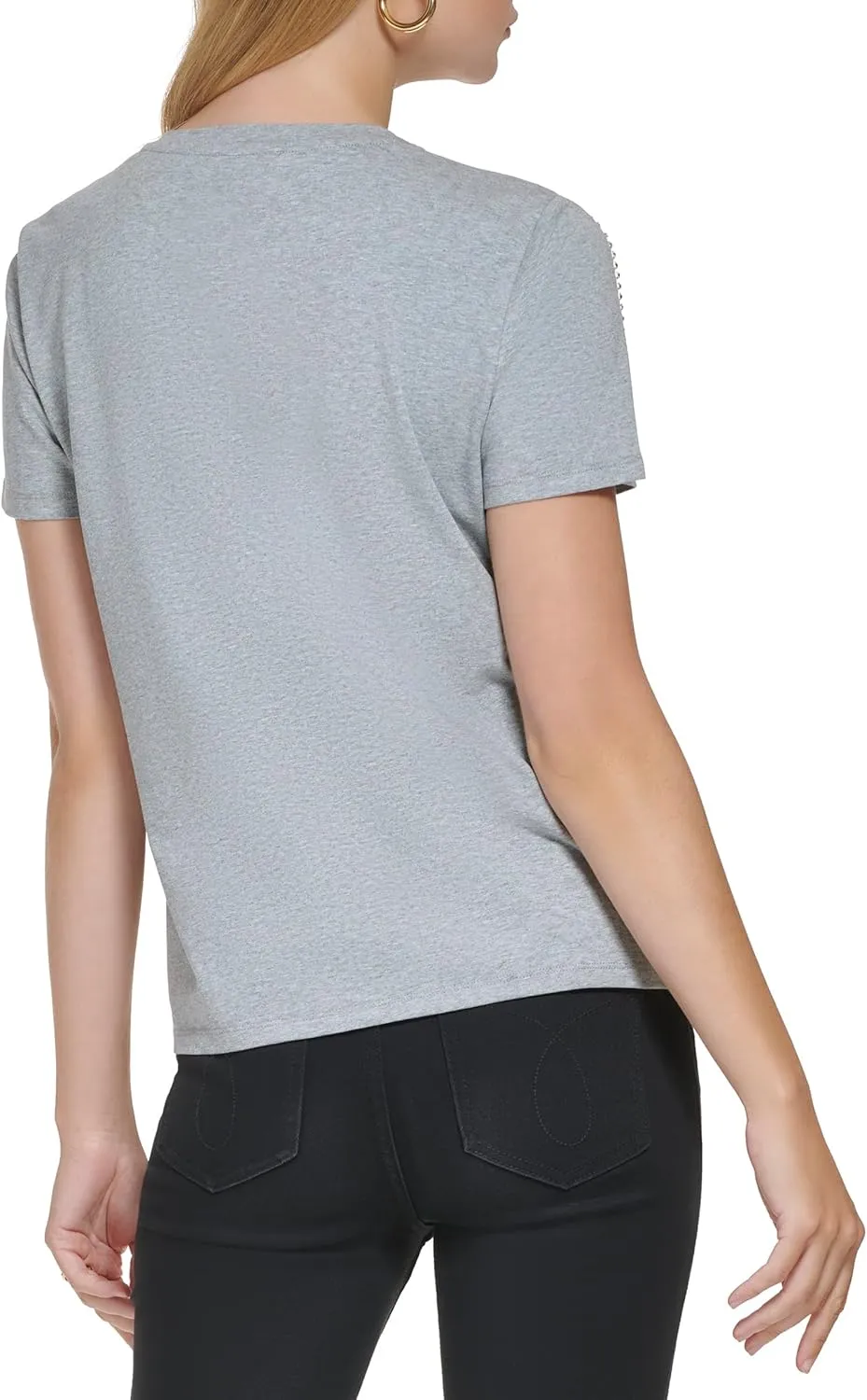 Calvin Klein Women's Soft Logo Comfortable Velour Everyday Sweatshirt