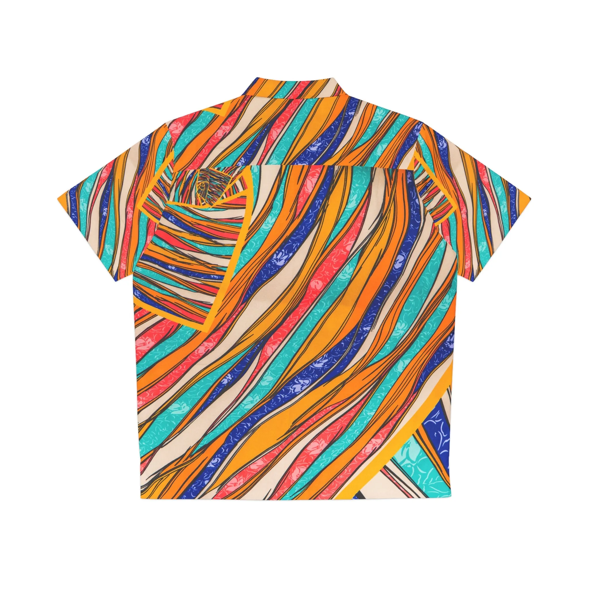 Color Brushstroke - Inovax Men's Hawaiian Shirt