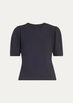 Frame - Femme Draped Top in Navy