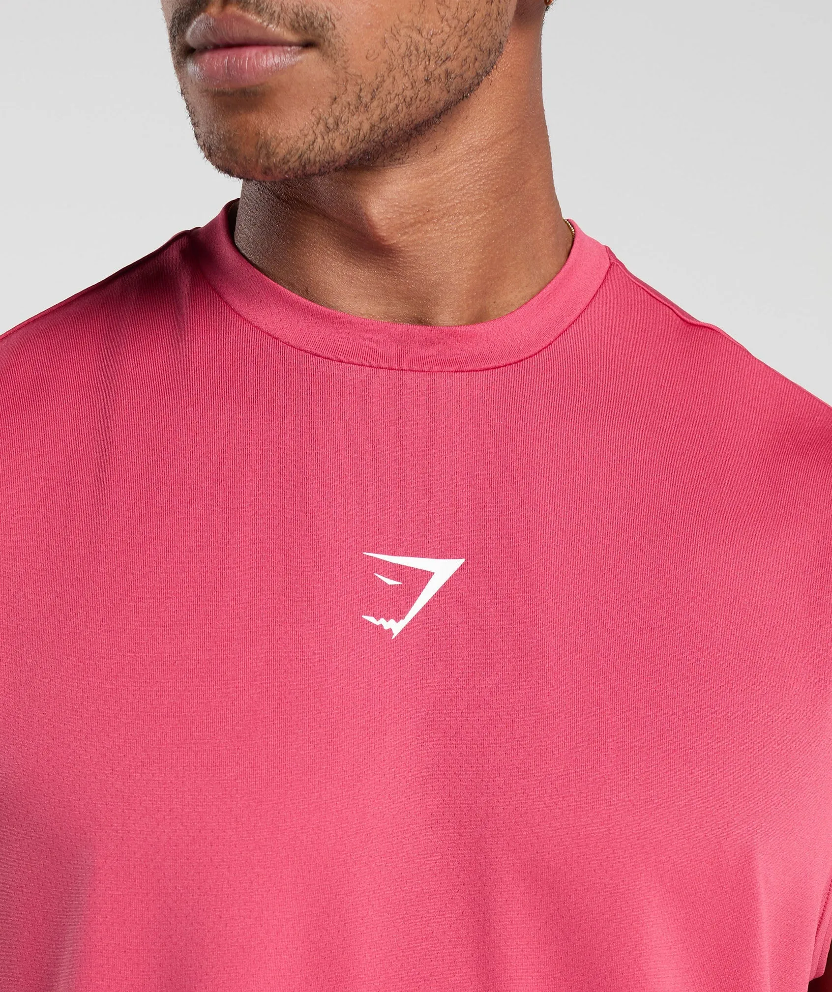 Gymshark Training Department Cut Off Tank - Vintage Pink