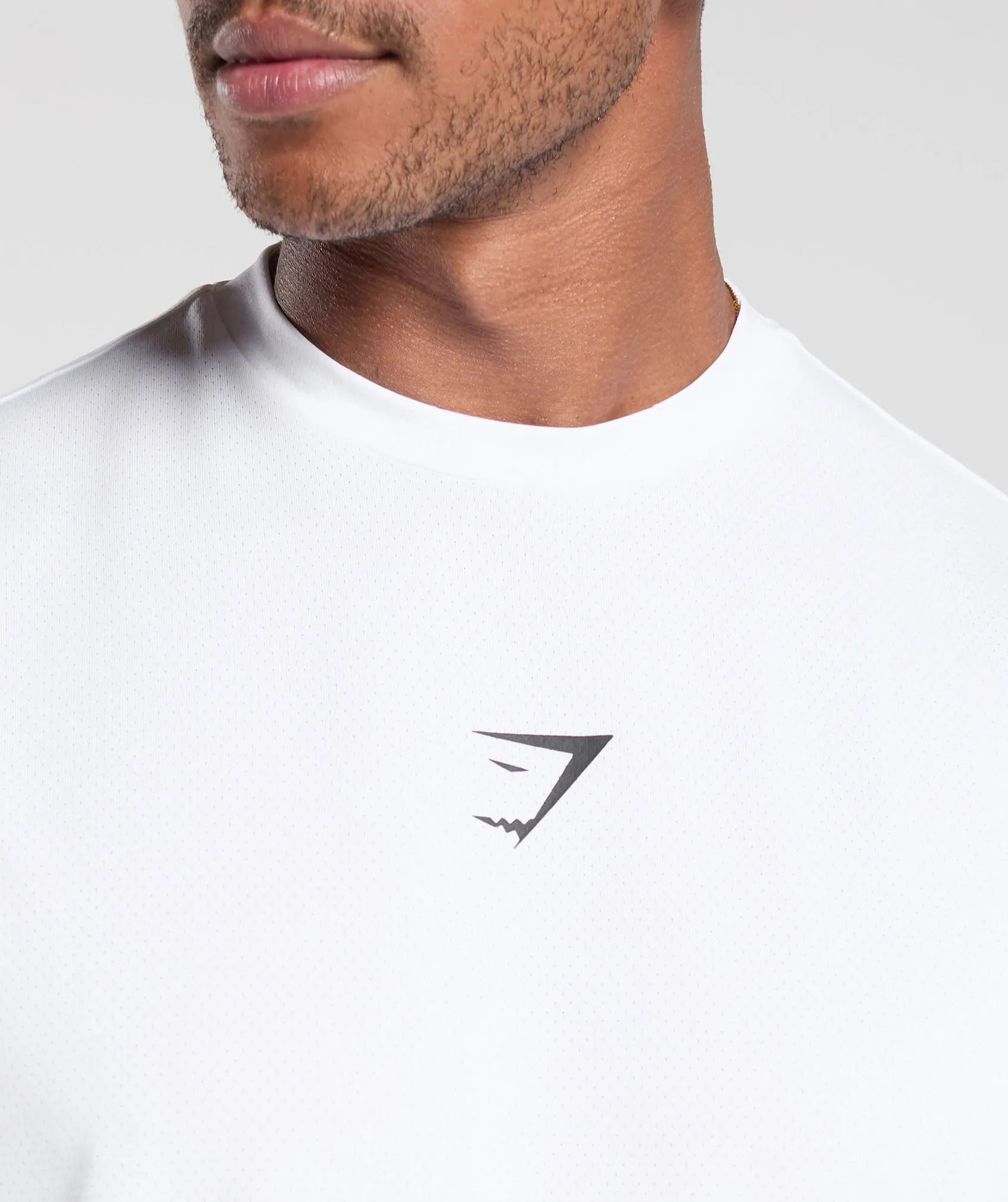 Gymshark Training Department Cut Off Tank - White