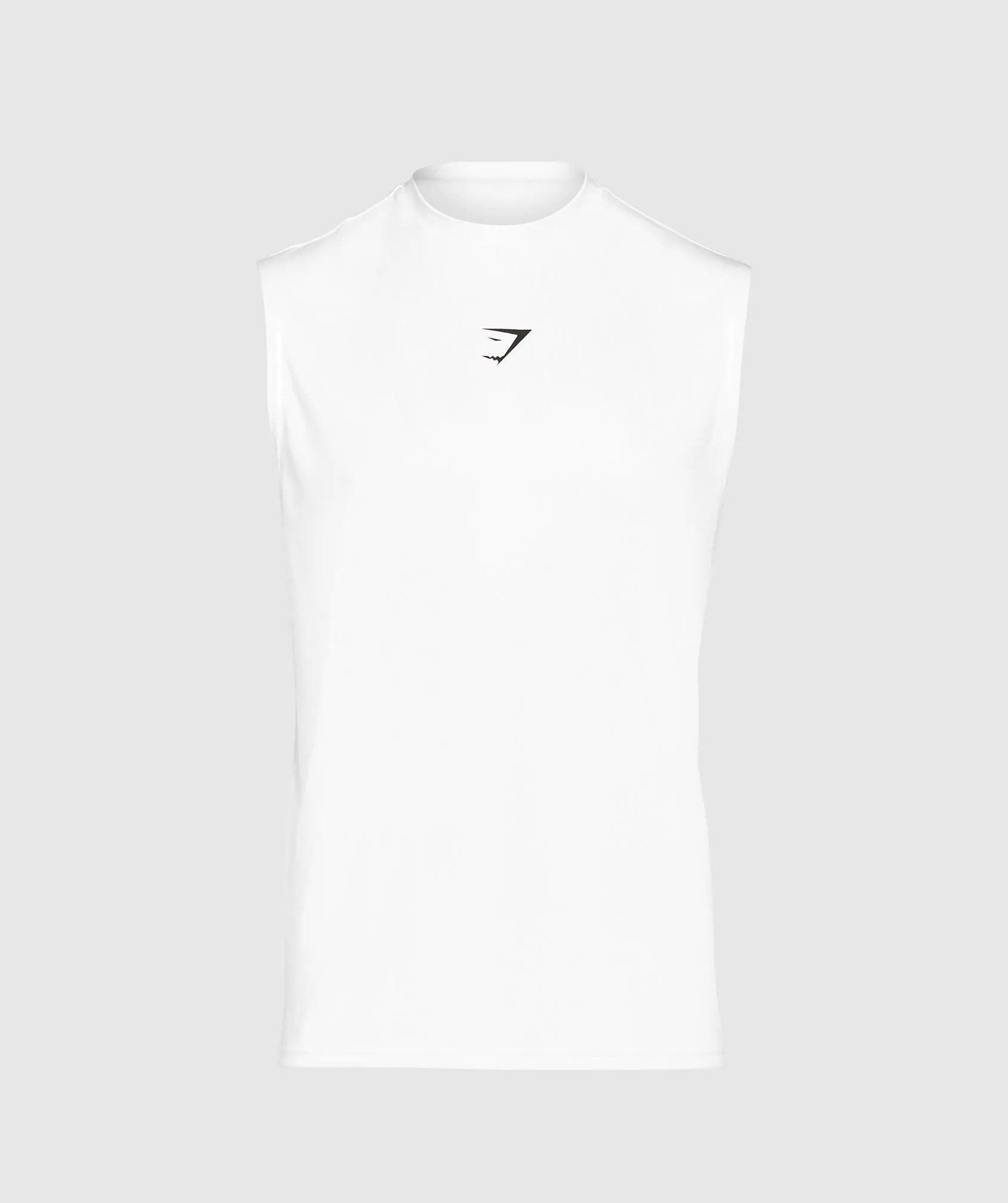 Gymshark Training Department Cut Off Tank - White