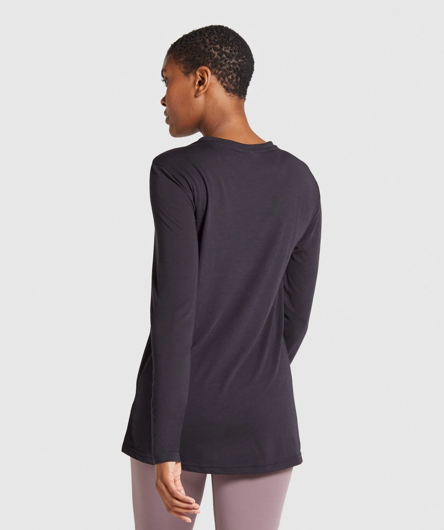 Gymshark Training Oversized Long Sleeve Tee - Black