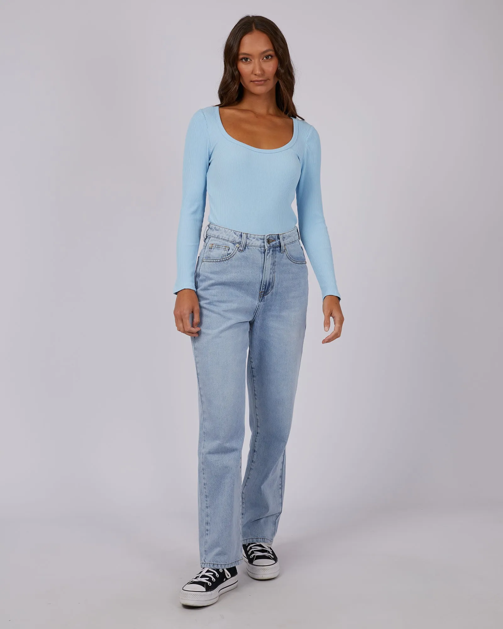 Hazel Long Sleeve Sky Blue