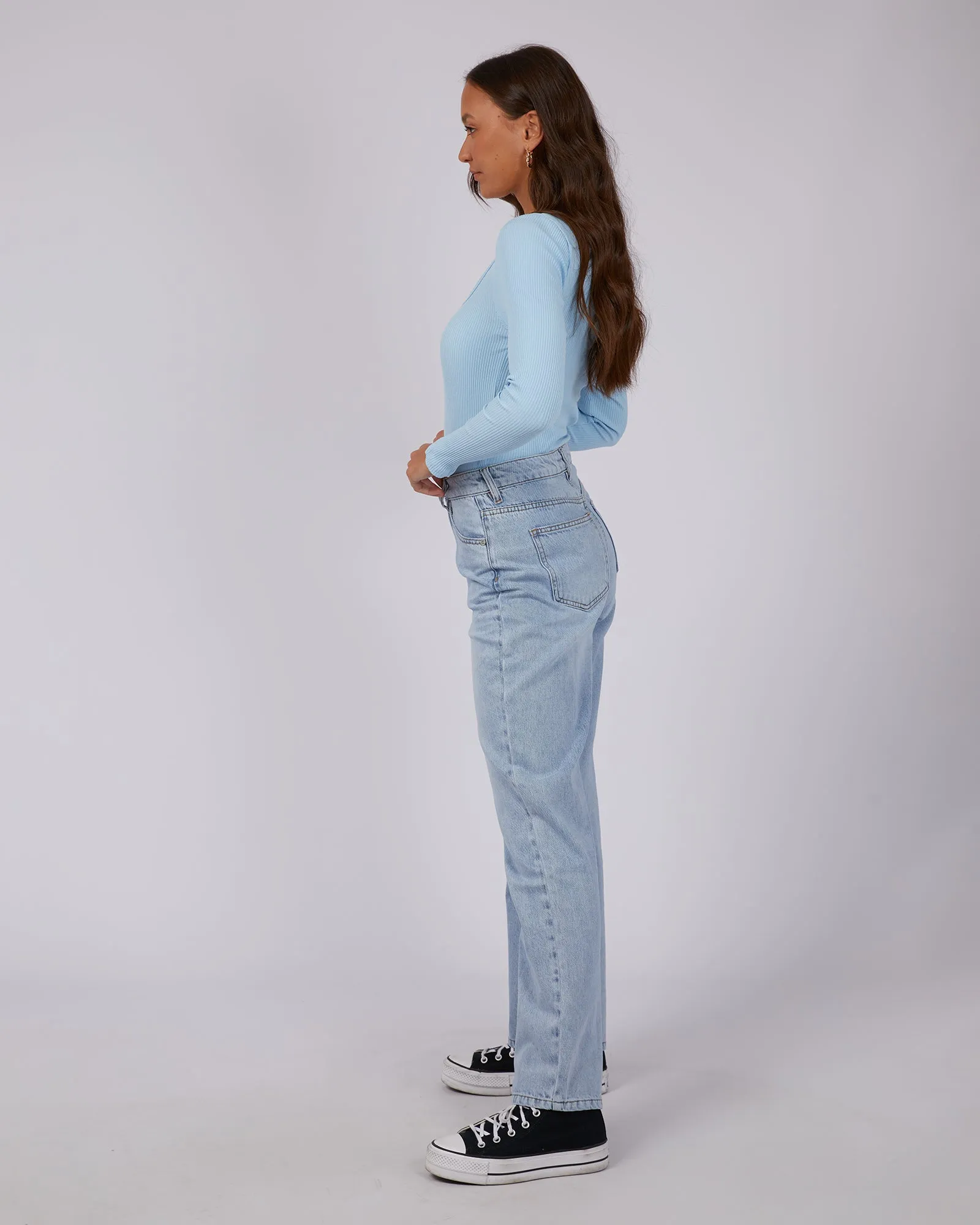 Hazel Long Sleeve Sky Blue