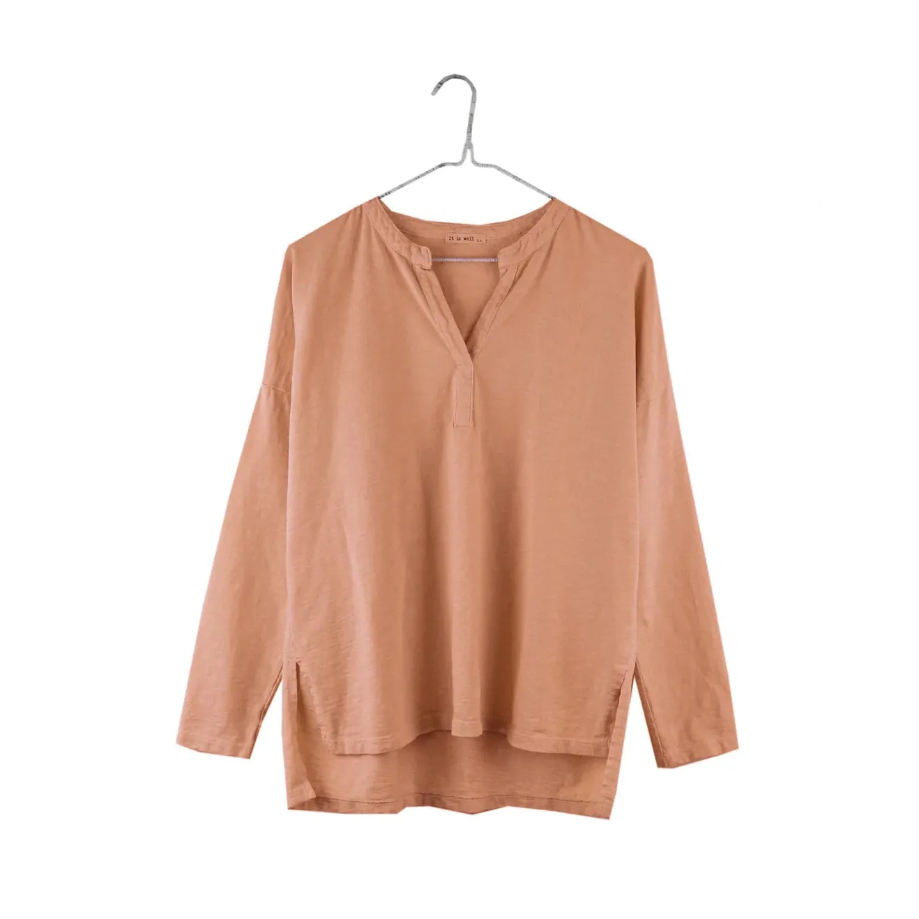 It Is Well L.A. Long Sleeve Henley Tee
