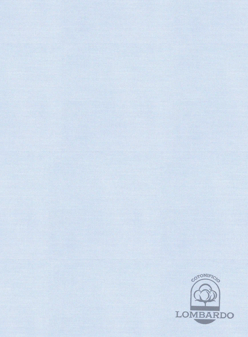Italian Lombardo Pale Cornflower Blue Shirt