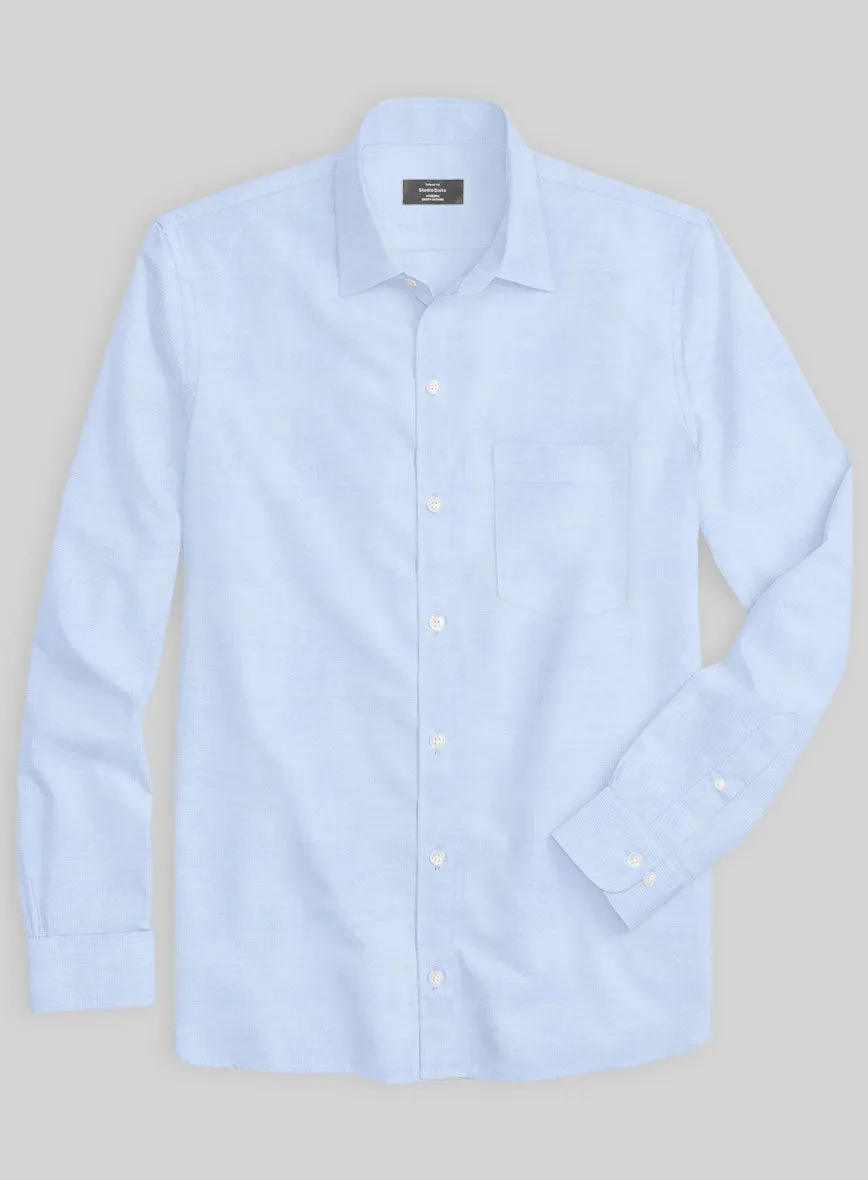 Italian Lombardo Pale Cornflower Blue Shirt
