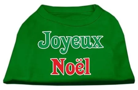 Joyeux Noel Screen Print Shirts Emerald Green Sm (10)