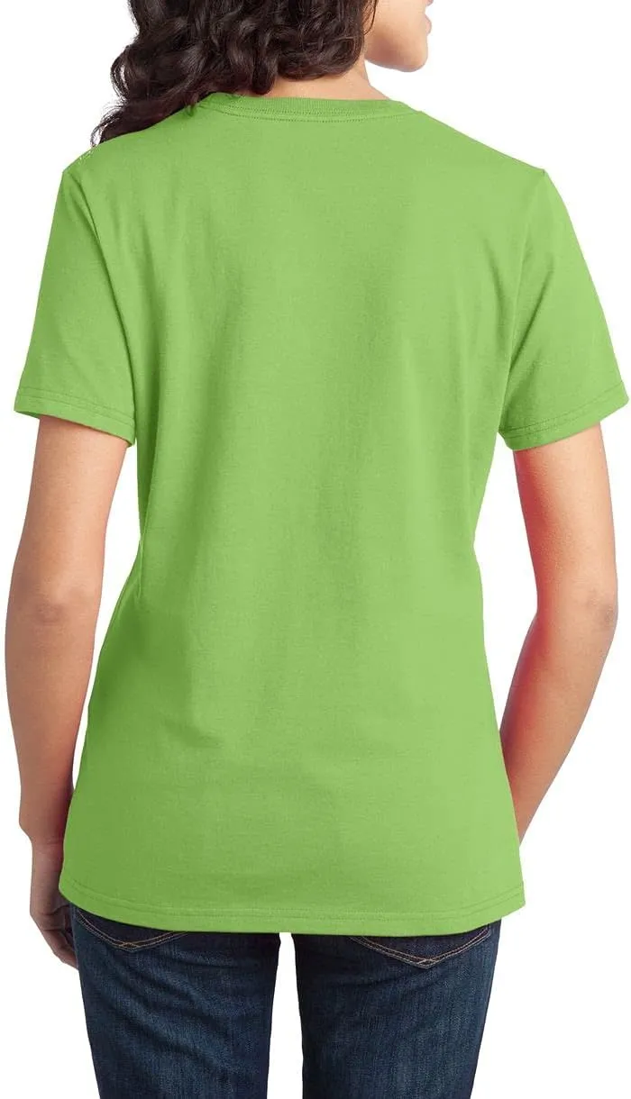 JustBlanks Womens Perfect Durable Short Sleeves T-Shirts 100% Cotton Ring Spun Tee