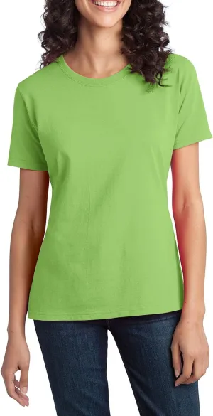 JustBlanks Womens Perfect Durable Short Sleeves T-Shirts 100% Cotton Ring Spun Tee