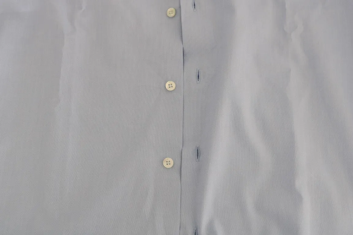 Light Blue Cotton Dress Shirt