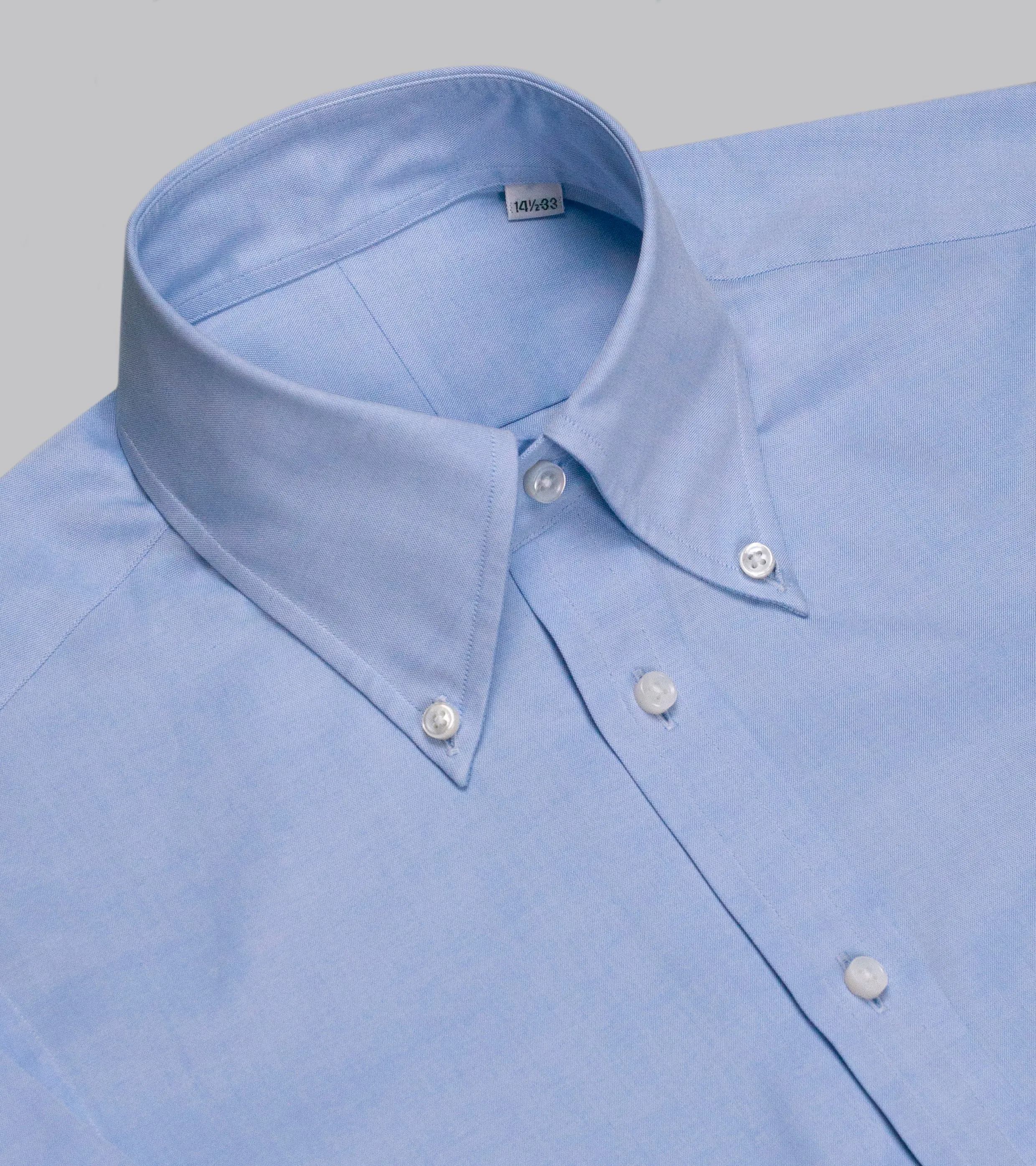 Made-to-Order Perfect OCBD Shirt Light Blue