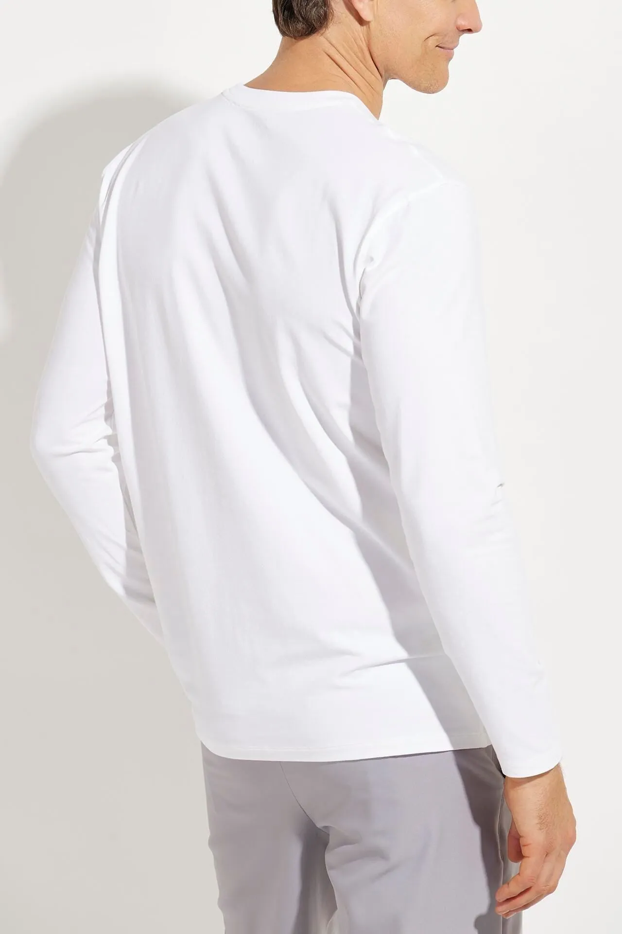 Men's Morada Everyday Long Sleeve T-Shirt  |  White