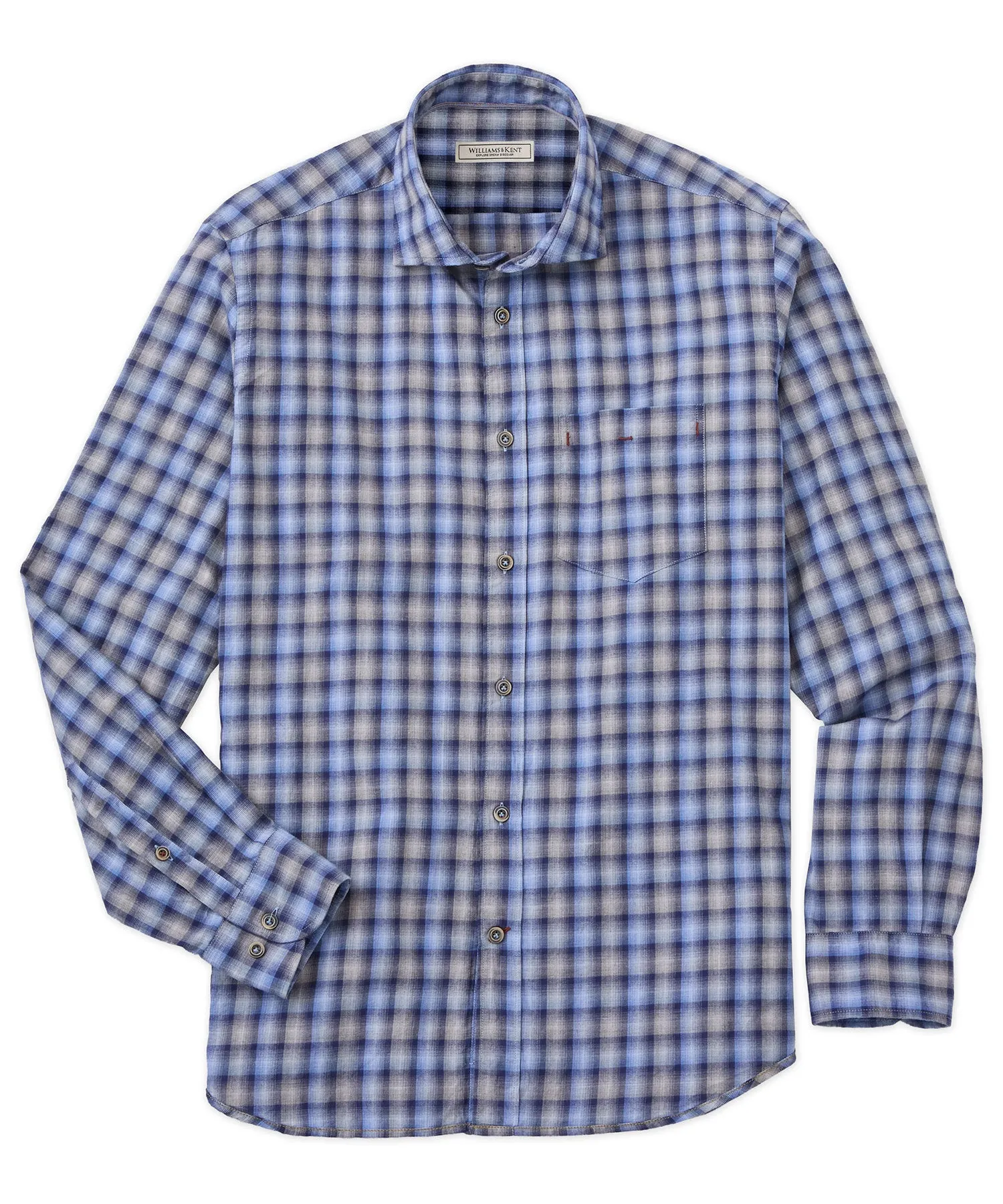 Mini Shadow Box Check Long Sleeve Sport Shirt