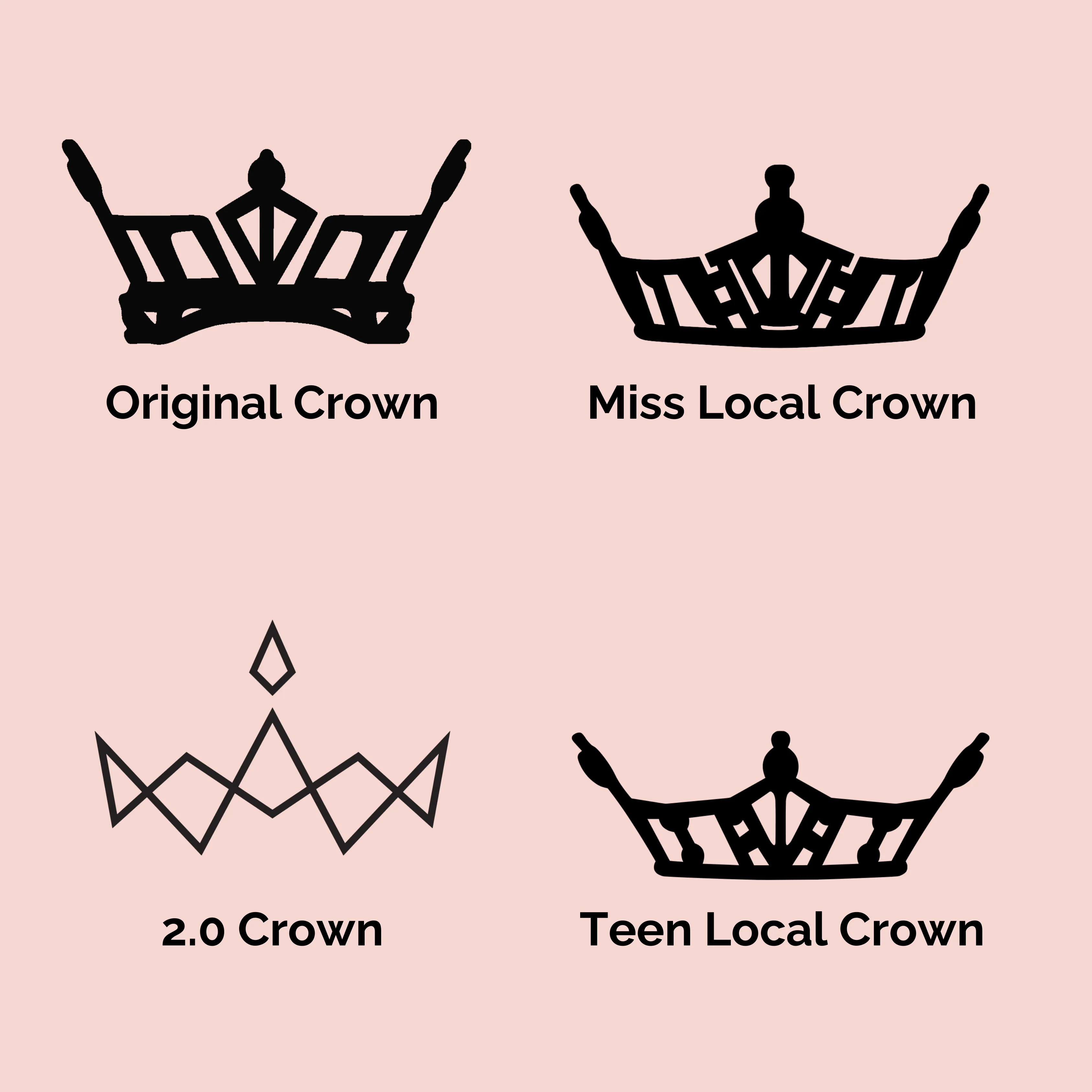 Miss America Crown Sweatshirt