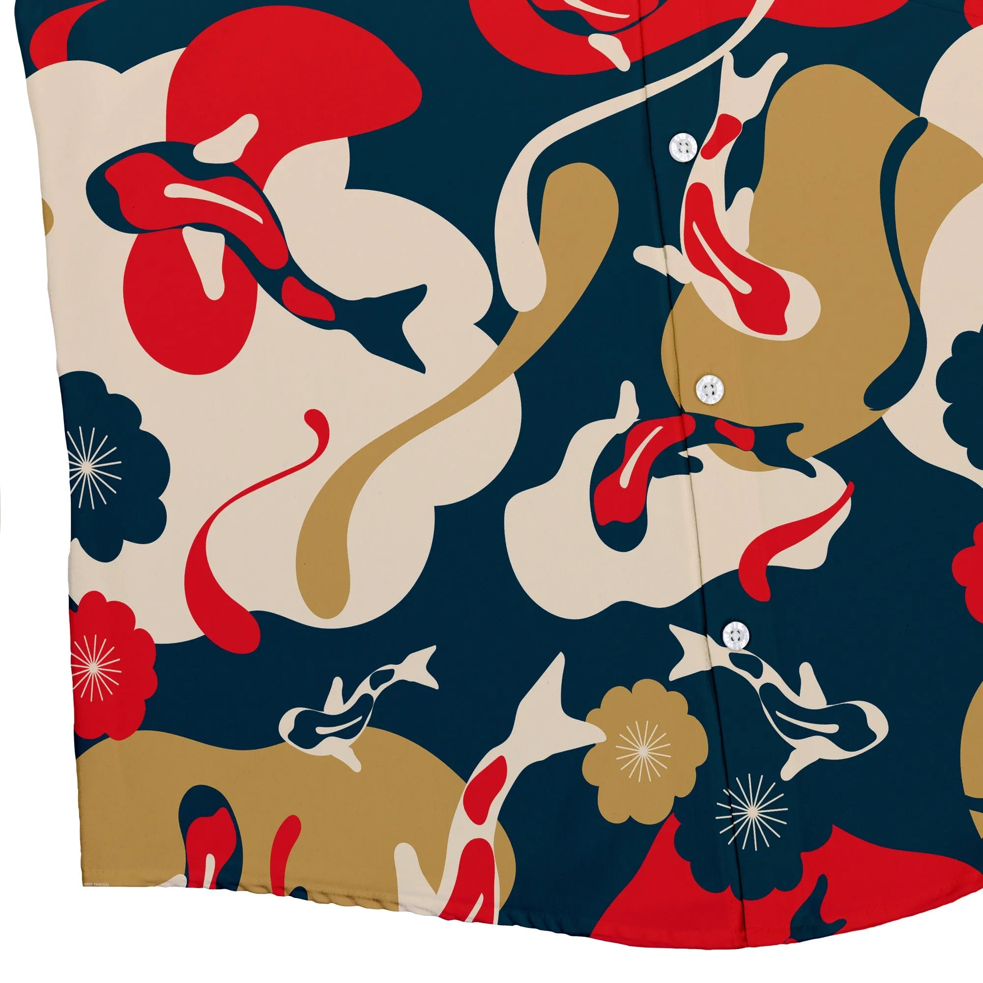 Modern Koi Button Up Shirt