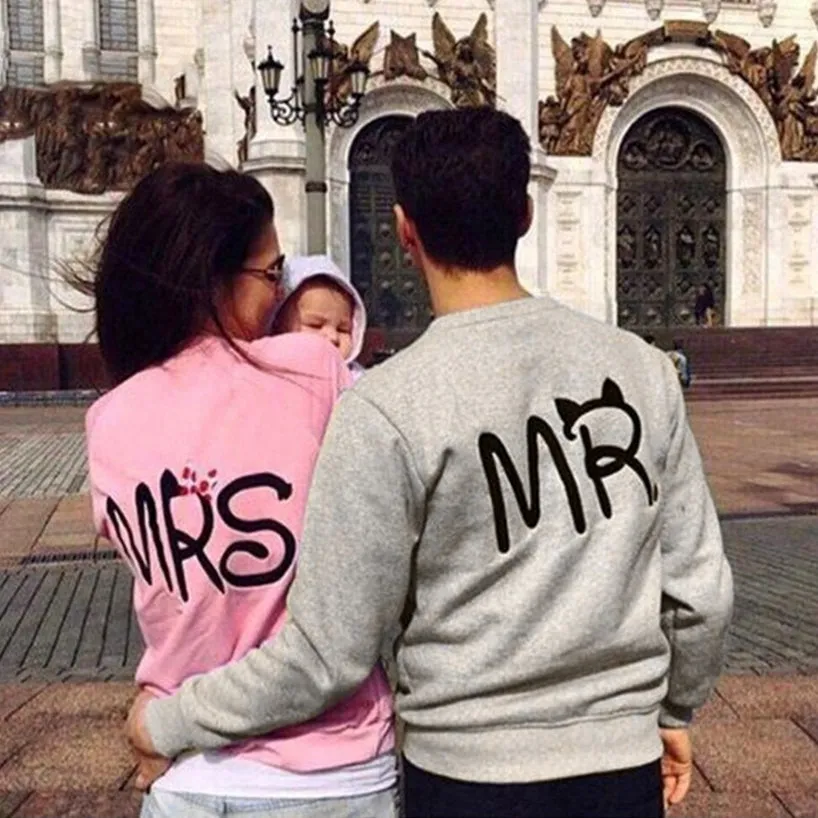 Mr and mrs sweatshirts
