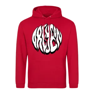 Oreyeon - B&W Logo Pullover Hoodie - Red