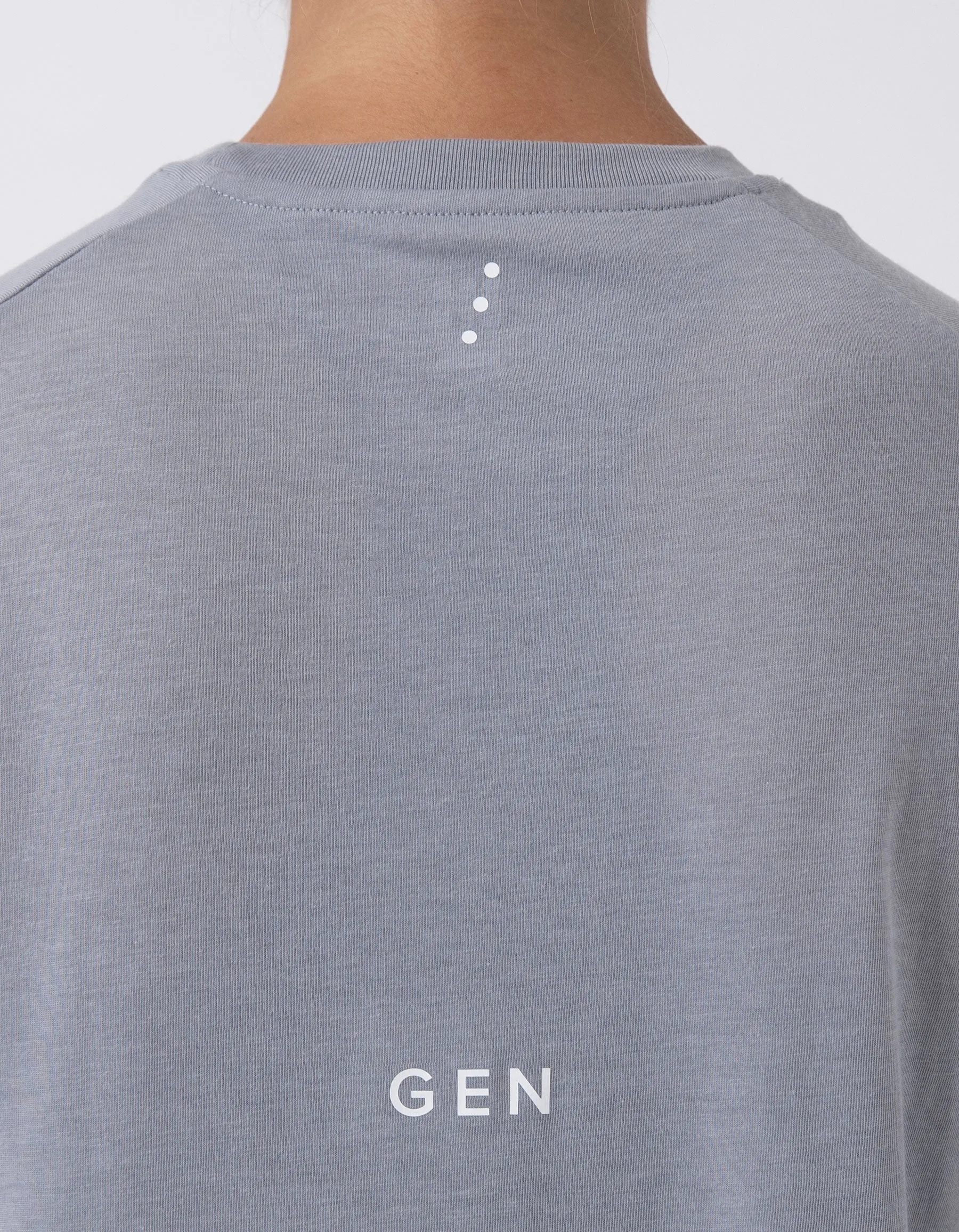 Oxy DBL Crop Tee Cement