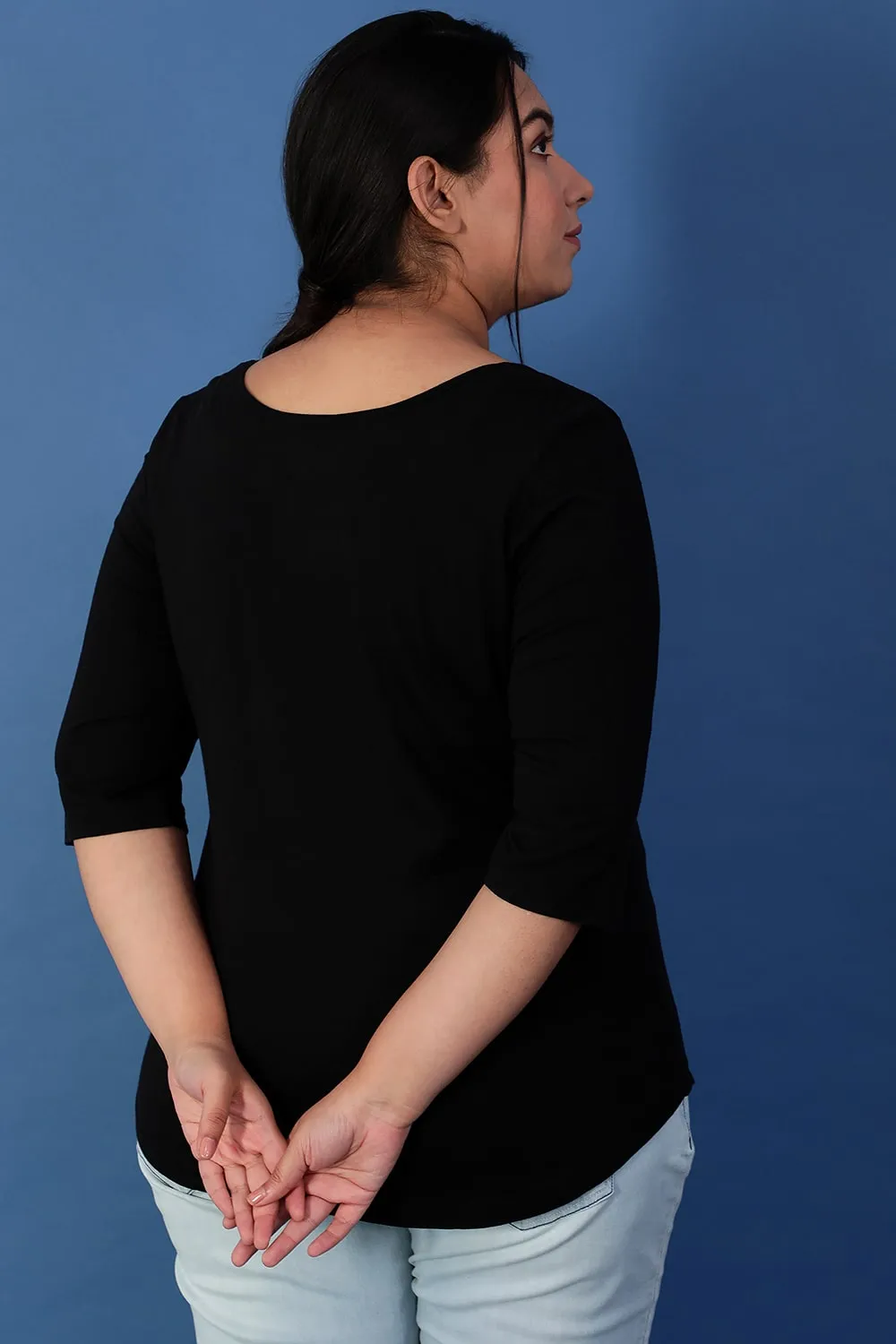Perfectly Imperfect Black Tshirt