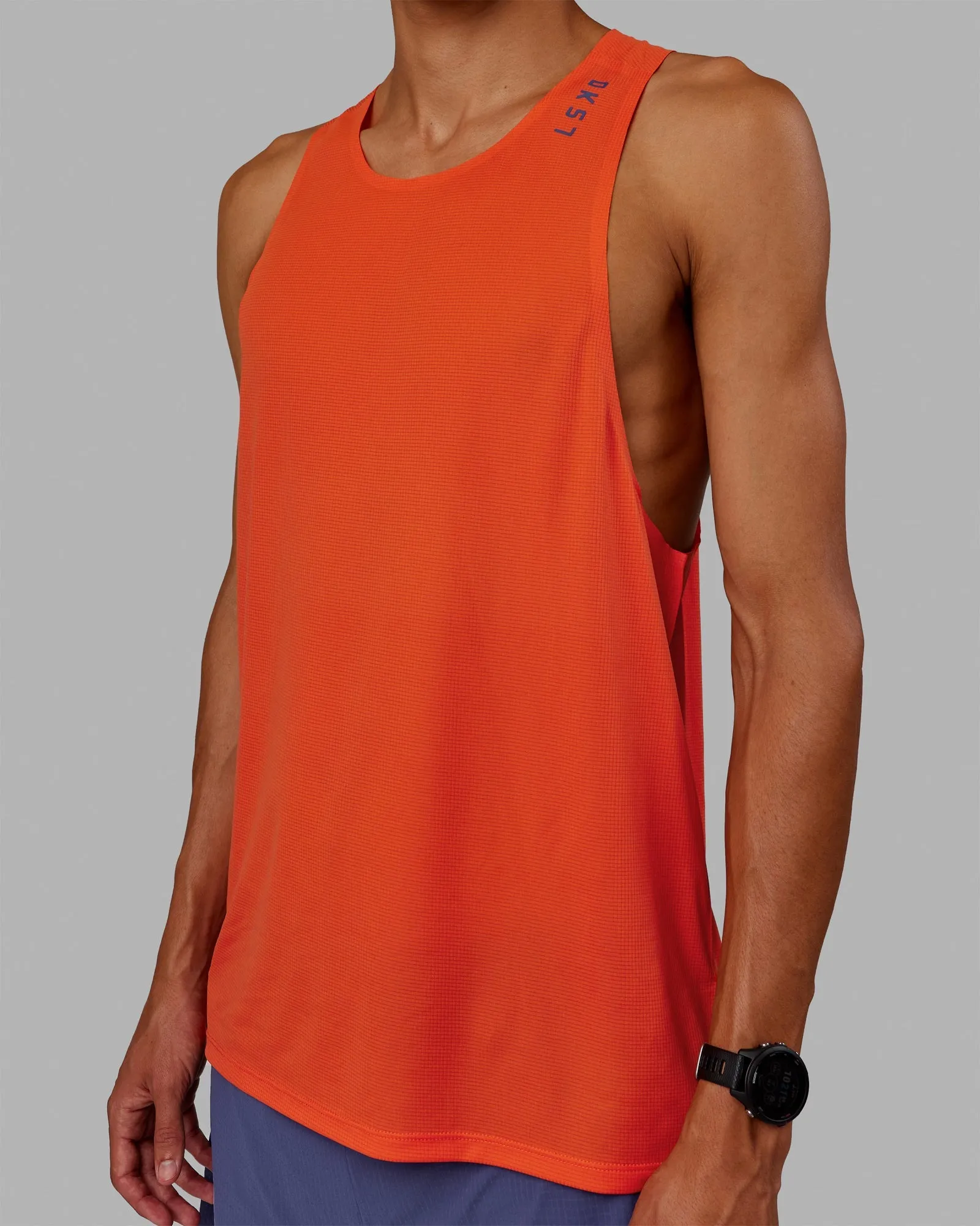 Race Day Tank - Ultra Orange-Future Dusk