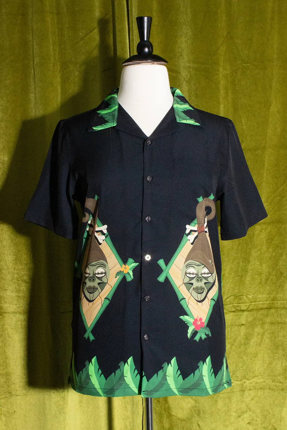 Shrunken Head Button Down Shirt