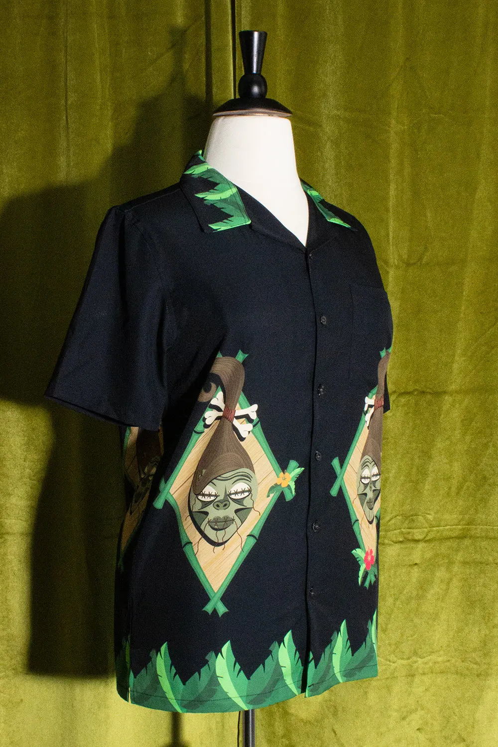 Shrunken Head Button Down Shirt