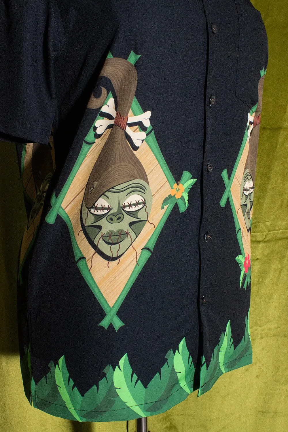 Shrunken Head Button Down Shirt