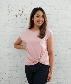 SITA tee in Dusty Pink